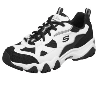 SKECHERS 斯凯 D'LITES 2.0 女士休闲运动鞋 88888397/WBK 白色/黑色