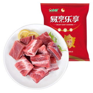 京东PLUS会员：金锣  国产猪肉猪肋排块400g*3袋 精修免切