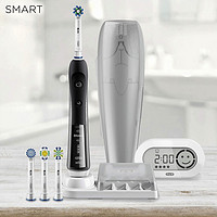 中亚Prime会员：Oralb 欧乐B SmartSeries 6500 电动牙刷 黑色 4个刷头