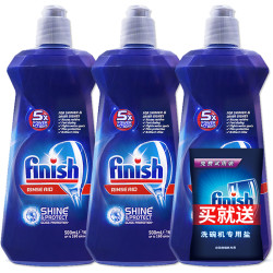 亮碟 finish 亮碟 洗碗机专用洗涤剂 500ml*3