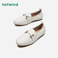 热风 hotwind女鞋2020年秋季新款女士平底单鞋百搭时尚休闲鞋H02W0315