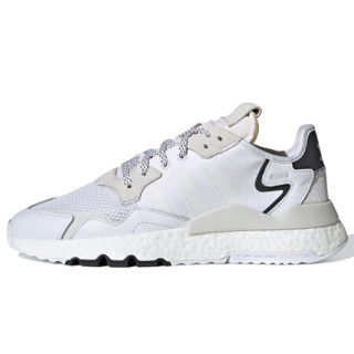 阿迪达斯 ADIDAS 三叶草 男子 NITE JOGGER 运动 休闲鞋 EE6255 白/白/水晶蓝白 42码 UK8码