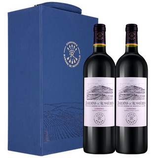 拉菲古堡 拉菲（LAFITE）奥希耶嘉园干红葡萄酒750ml*2双支礼盒装