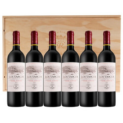 LAFEI 拉菲 LAFITE）巴斯克精选干红葡萄酒 750ml*6瓶 木箱红酒礼盒装