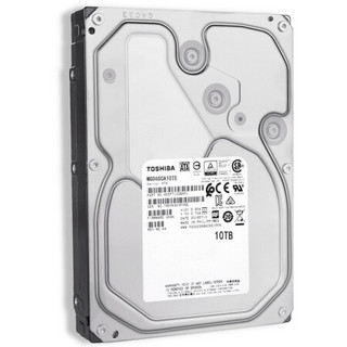 TOSHIBA 东芝 3.5英寸 企业级硬盘 10TB（7200rpm、256MB）MG06SCA10TE