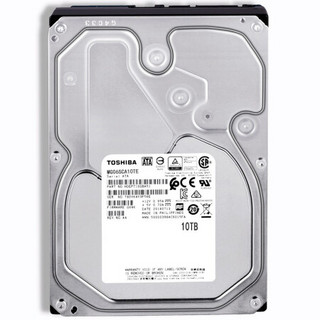 TOSHIBA 东芝 3.5英寸 企业级硬盘 10TB（7200rpm、256MB）MG06SCA10TE