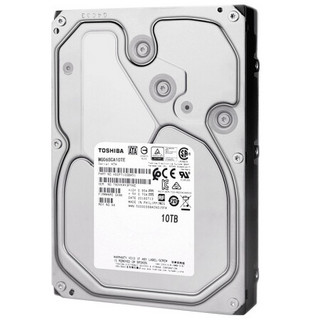 TOSHIBA 东芝 3.5英寸 企业级硬盘 10TB（7200rpm、256MB）MG06SCA10TE