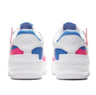 NIKE 耐克 Air Force 1 女士休闲运动鞋 CU3012-111 白/粉/蓝  37.5