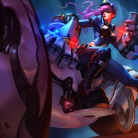 LEAGUE OF LEGENDS英雄联盟 英雄皮肤 女警官 蔚