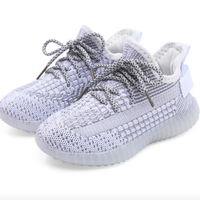 WARRIOR 回力 儿童网面运动鞋 WZ-175C 白灰 26