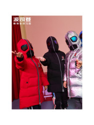 波司登 波司登outlets奥莱男女儿童童装中长款连帽秋冬羽绒服T90142767D