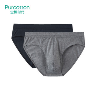 Purcotton 全棉时代 男士中腰三角内裤 P3120303015