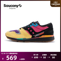 Saucony索康尼2020新品 AZURA 男子经典休闲复古鞋 型走黄金时代(41、卡基-2)