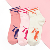 PUMA 彪马 100002946004035 女士舒适透气中筒袜 3双装