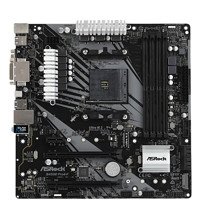 ASRock 华擎 B450M Pro4 F M-ATX主板(AMD AM4、B450)