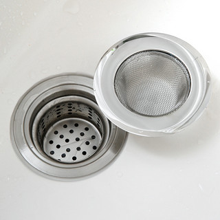 厨房地漏水槽垃圾过滤网下水道水池提笼洗菜池碗通用头发防堵神器
