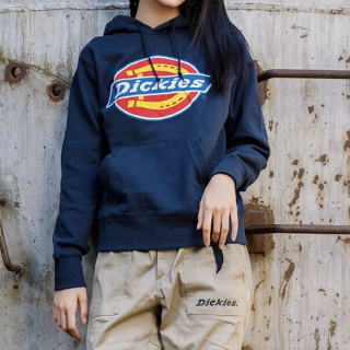 Dickies 帝客 中性棉质LOGO印花连帽长袖卫衣DK007060