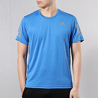 adidas 阿迪达斯 OWN THE RUN TEE 男士运动T恤 DX1995 正蓝 2XL