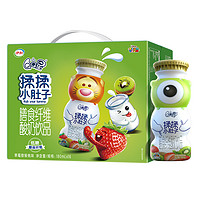 伊利 QQ星揉揉小肚子膳食纤维儿童酸奶饮品（草莓猕猴桃味）180ml*16瓶 *2件