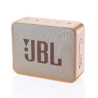 JBL 杰宝 GO2 便携式蓝牙音箱 香槟金