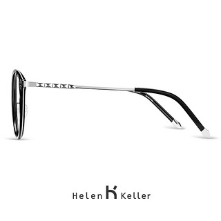 海伦凯勒素颜新款可配近视眼镜女情侣斯文眼镜框复古圆框潮H9181