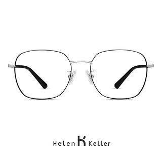 海伦凯勒新款韩版潮经典方框近视眼镜男防蓝光眼镜框女H23068
