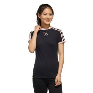 阿迪达斯 ADIDAS NEO 女子 运动休闲系列 W CS 3S Tee 运动 短袖上衣 GL1190 S码