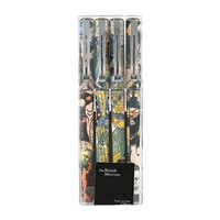 M&G 晨光 x 大英博物馆 水浒豪杰系列 速干中性笔 0.5mm 黑色 4支/盒