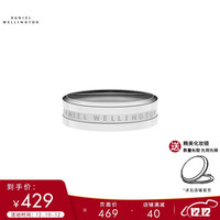 丹尼尔惠灵顿(DanielWellington)dw戒指饰品简约银色男女对戒情侣指环尺寸:10(中国码)DW00400101