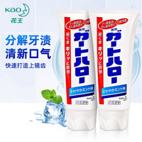 Kao 花王 2支装日本进口KAO花王防蛀固齿亮白成人牙膏去黄去口臭大白牙膏