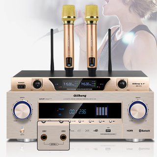 QiSheng 奇声 功放音响套装 AV-1609功放机+音响一对+低音炮+充电话筒