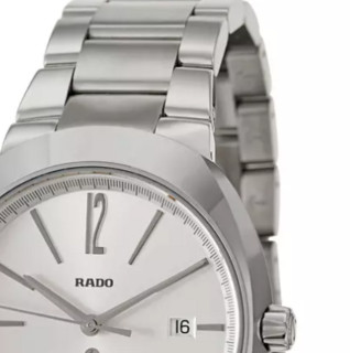 RADO 雷达 D-STAR帝星系列 R15329103 男士机械手表 42mm 银盘 银色精钢表带 圆形