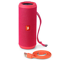 JBL 杰宝 Flip3 2.0声道 便携蓝牙音箱 炫目粉