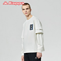 值友专享：Kappa 卡帕 K0A52TC02F 男士假两件运动卫衣
