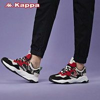 值友专享：Kappa 卡帕 电音联名 K0AY5MM06D 情侣款复古休闲运动鞋 