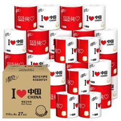 Breeze 清风 城市系列 卷纸 4层*110克*27卷  *5件
