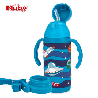 Nuby 努比 儿童保温杯385ml 3D宇宙太空