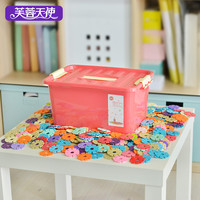 儿童雪花片动脑男女孩塑料拼插加厚大号智力宝宝益智积木拼装玩具 JQ1001  中号500片 王子款