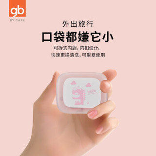 好孩子婴儿牙刷0-1乳牙手指套硅胶软毛婴幼儿宝宝小童牙刷1-3岁 粉红硅胶牙刷+粉红牙刷消毒盒（12月以上宝宝适用）
