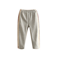 贝壳元素宝宝百搭打底裤 秋装新款女童童装儿童运动长裤子kzb580 灰色 90cm