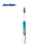 JORDANJordan挪威 进口儿童牙刷 柔软刷毛 进口牙刷（9岁以上）专为青少年设计单支装 白蓝色
