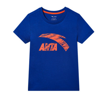 ANTA 安踏 男童短袖T恤 A35829169 远洋蓝 120cm