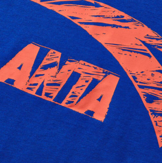 ANTA 安踏 男童短袖T恤 A35829169 远洋蓝 120cm