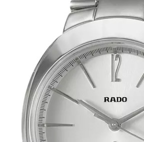 RADO 雷达 D-STAR帝星系列 R15513103 男士机械手表 38mm 银盘 银色不锈钢表带 圆形