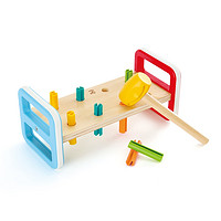 移动专享：Hape 儿童木制彩虹敲棒台玩具