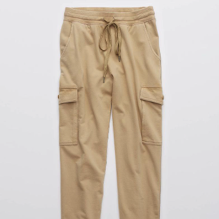 AMERICAN EAGLE 美国鹰 Aerie Sunwashed Fleece Cargo Jogger 慢跑裤
