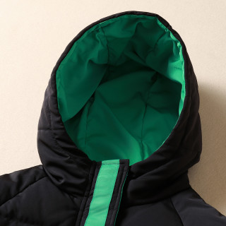 巴拉巴拉旗下男童80%白鸭绒潮连帽中长款羽绒服