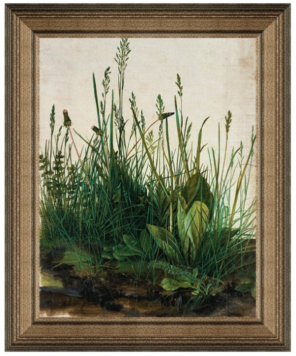风景油画草丛丢勒沙发背景墙装饰画挂画典雅栗4150cm
