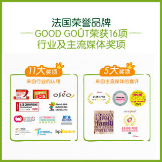 西班牙原装进口 咕咕 GOOD GOUT 盒装果泥 苹果泥儿童款 4x90克