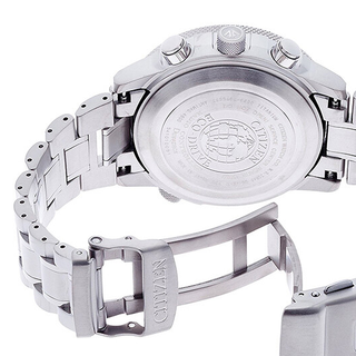 CITIZEN 西铁城 Promaster系列 PMV65-2271 男士光动能手表 43.7mm 黑盘 银色钛合表带 圆形